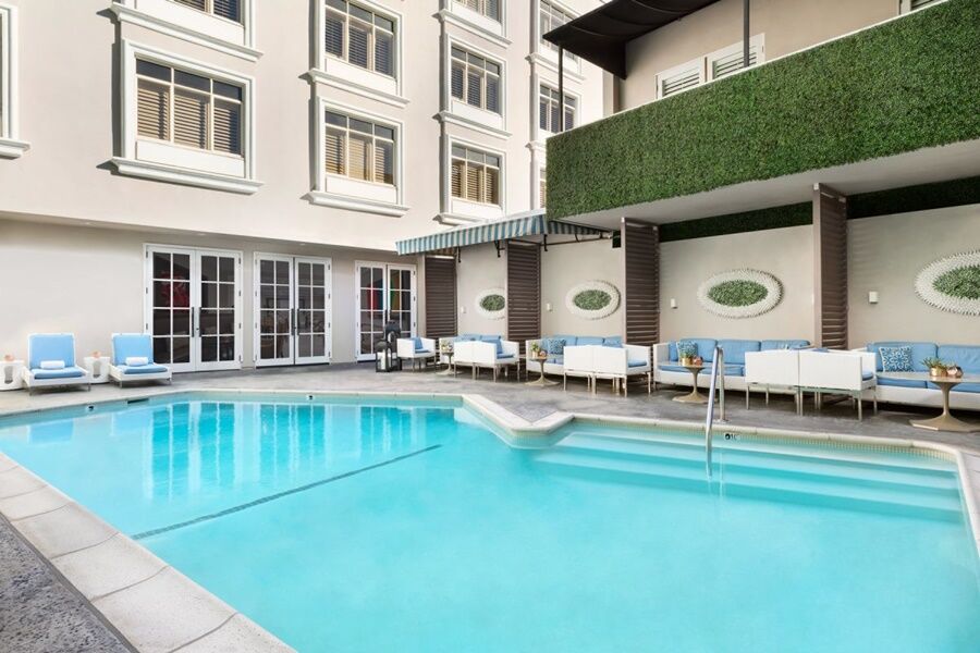 לוס אנג'לס Mosaic Hotel Beverly Hills מראה חיצוני תמונה